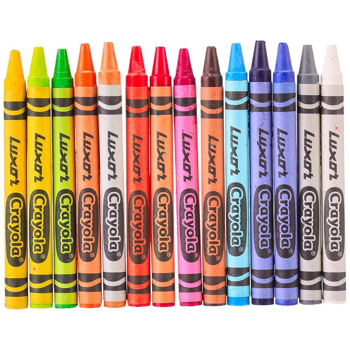 Luxor Crayola 26 Jumbo Wax Crayons | Thick Coloring Crayons for Kids