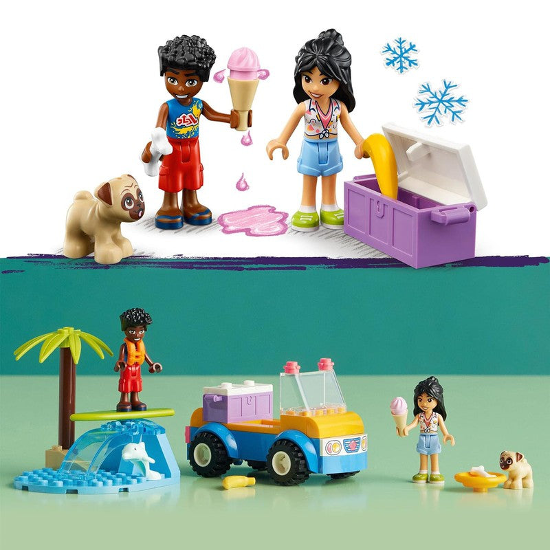 LEGO Friends Beach Buggy Fun 41725 Building Toy Set (61 Pieces)