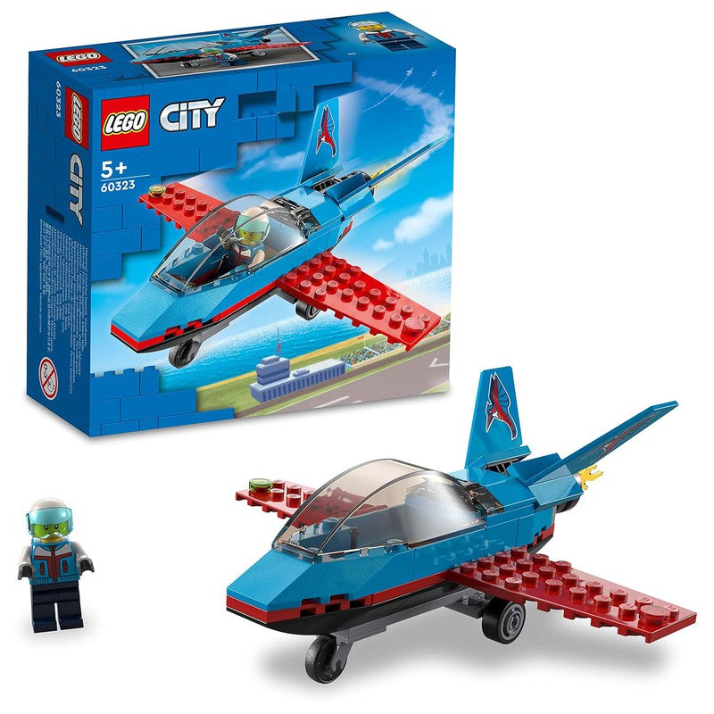 LEGO City Stunt Plane 60323 Building Kit (59 Pcs)