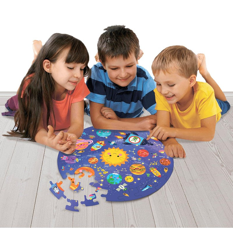 Creative Wooden Jigsaw Puzzle - 66 Pcs - Solar System