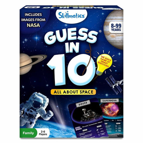 Skillmatics Guess in 10 Card Game - All About Space