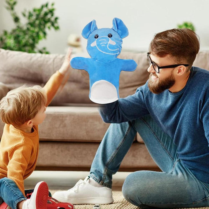 FunBlast Elephant Hand Puppet for Kids | Soft Plush Animal Puppet for Storytelling & Role Play