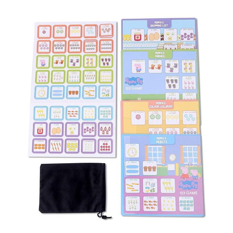 Original Funskool Peppa Pig 123 Board Game