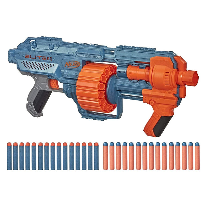 Original Nerf Shockwave Rd-15 (Elite 2.0) Surgefir Dart Blaster with 30 Darts by Hasbro