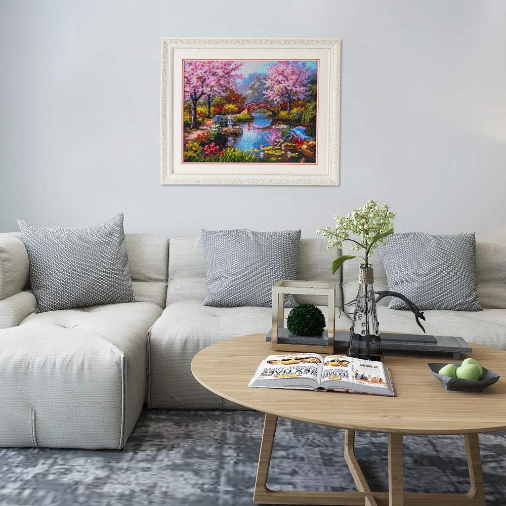 FunBlast 5D Scenery Diamond Painting Kit for Kids & Adults | DIY Crystal Art Craft Kit for Home Decor & Creative Gifting (12 x 16 Inch)