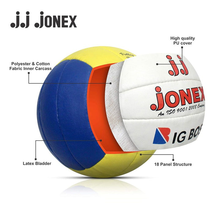 JJ Jonex Volleyball BigBoss P.U - Size 4