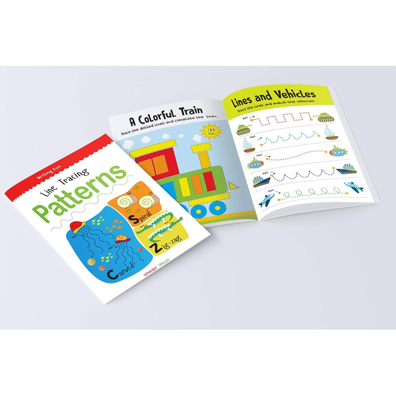 Writing Practice Boxset: Pack of 4 Books (Writing Fun: Write And Practice Capital Letters, Small Letters, Patterns and Numbers 1 to 10)