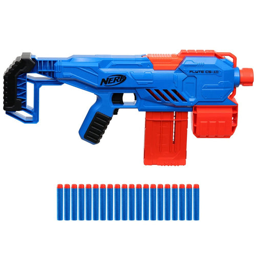 Hasbro Original Nerf Alpha Strike Flyte CS-10 Dart Blaster with 20 Darts (8-14 Years)