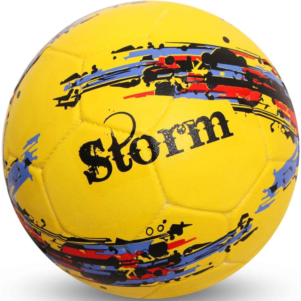 Nivia Football Storm Moulded | Size-3 (3-8 Years) | Yellow