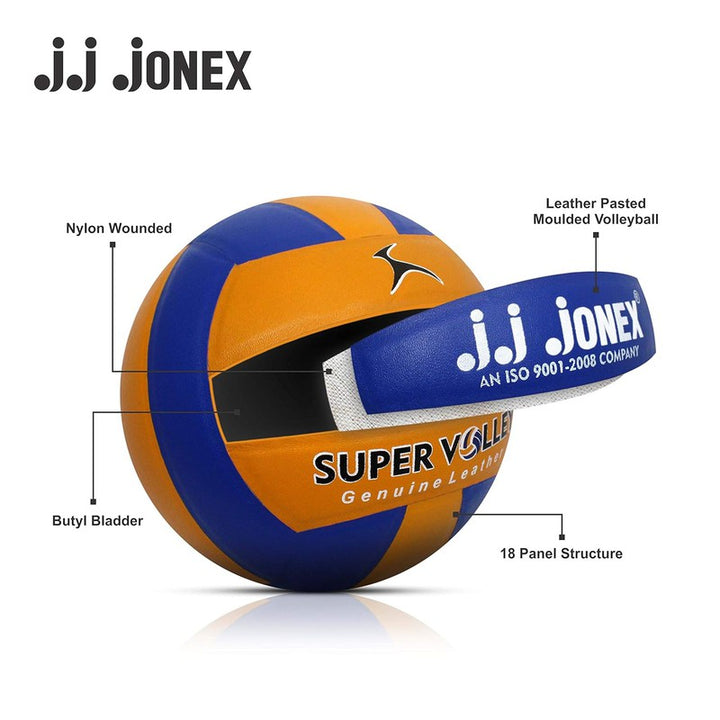 JJ Jonex Super Volley Volleyball | Size 4 | Blue