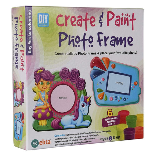 Ekta Create & Paint Photo Frame Making Kit (5-10 Years)
