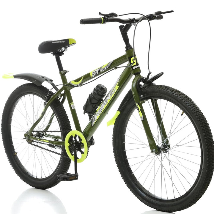 BMX Bicycle (Frame Size-16, 24 Inches) | Military Green (COD not Available)