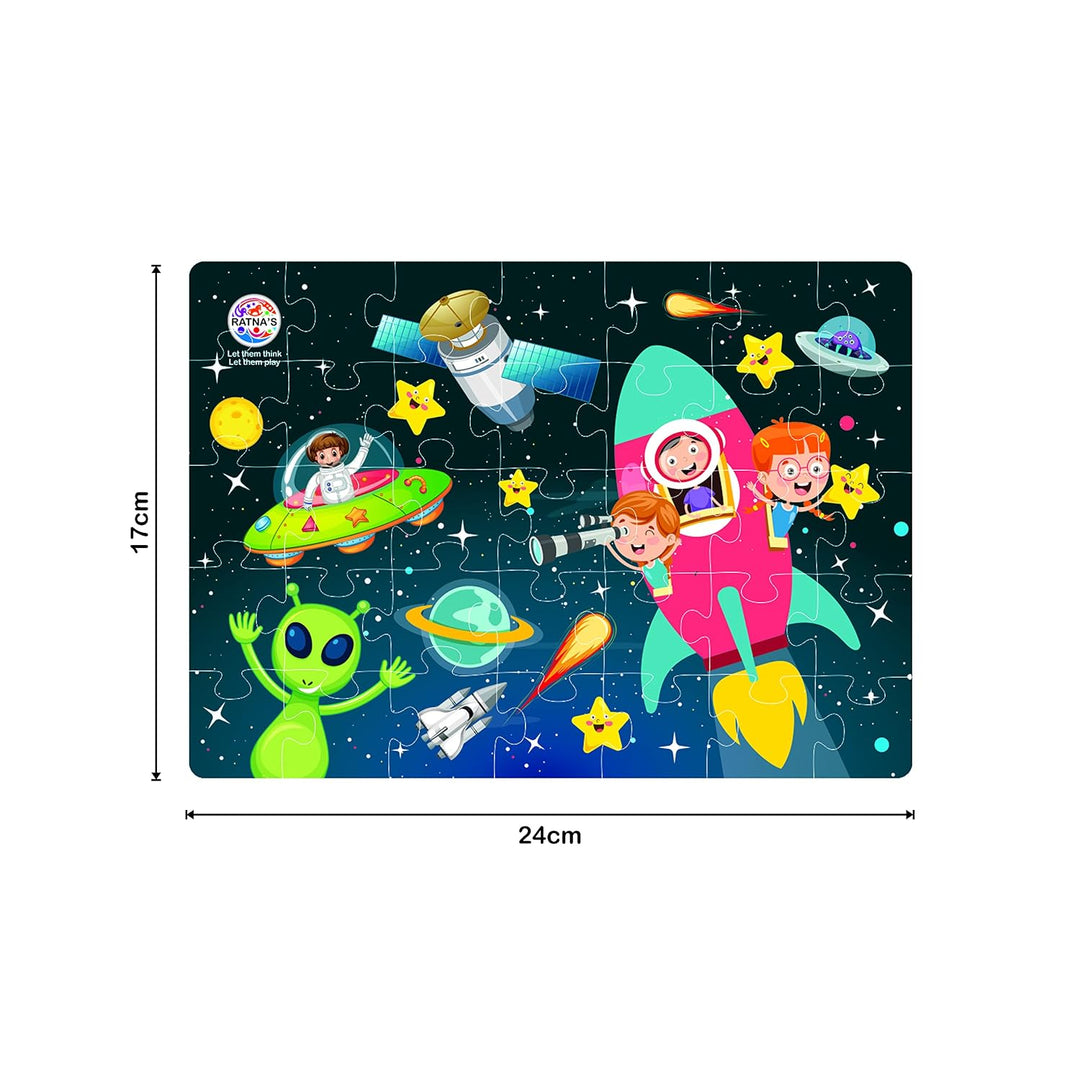 Ratna's 4 in 1 Space Explorer Jigsaw Puzzle – 140 Pieces