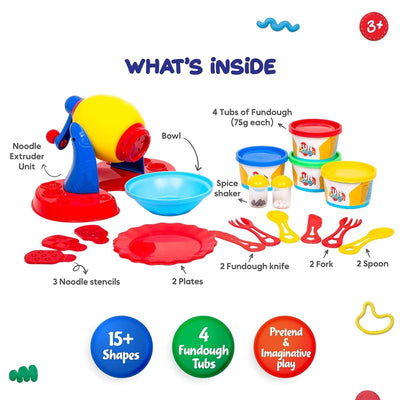 Original Funskool Fundoh Noodle Party Dough Playset