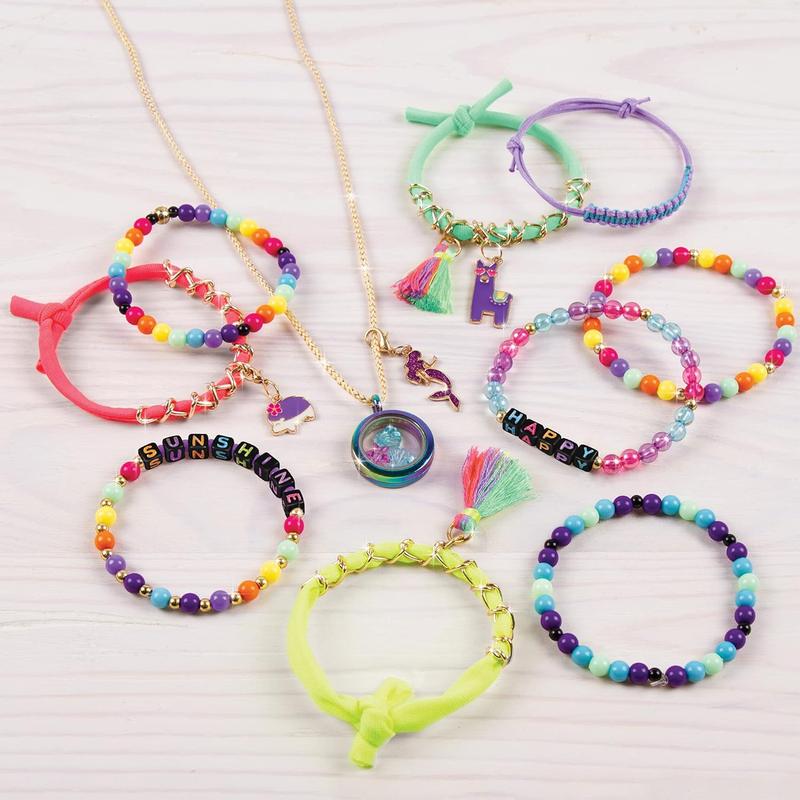 Mega Jewellery Studio Bracelet DIY Kit 872 Pieces Make It Real (8-12  Years)
