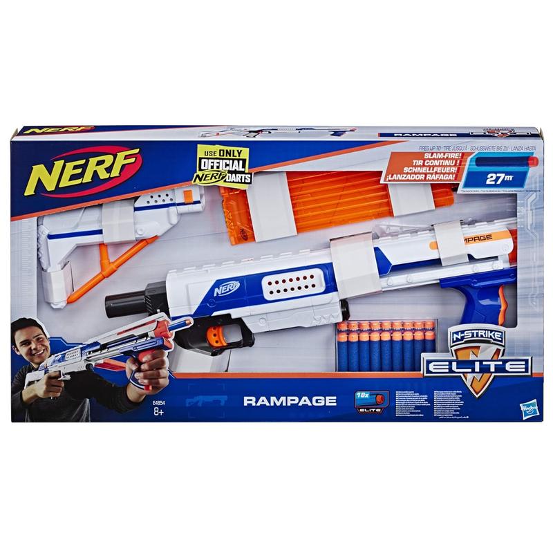 Buy Original Nerf Rampage N-Strike Elite Blaster with 18 Darts (8
