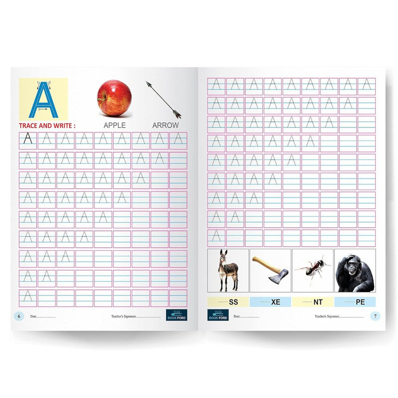 Writing Book Of Alphabet Capital Letter For Kids - Part A