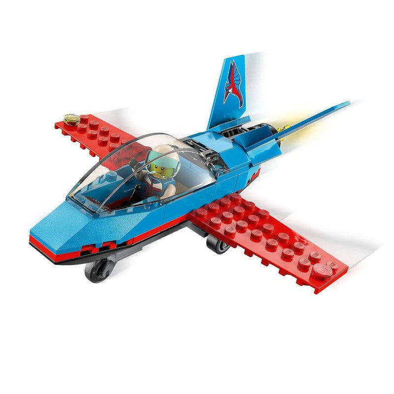 LEGO City Stunt Plane 60323 Building Kit (59 Pcs)