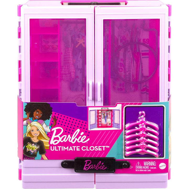 Mattel Original Licensed Barbie Ultimate Closet - Armoire Mode with 6 Hangers