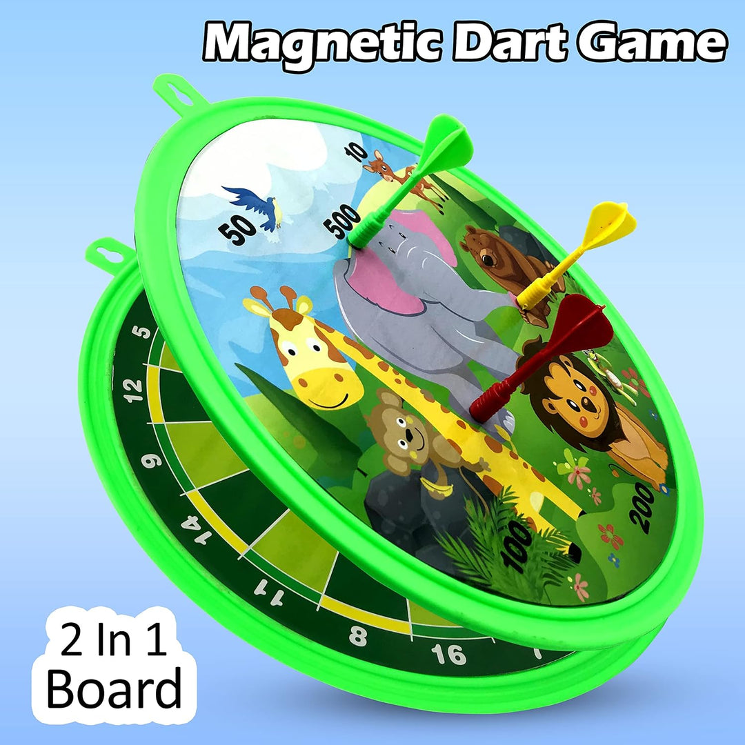 Ratna's Crazy Magnetic Jungle -Double Sides Dart Game | Fun Indoor Target Game