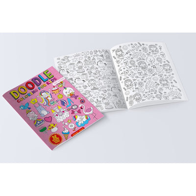 Doodle Coloring For Kids - Pink Edition [Paperback] Wonder House Books