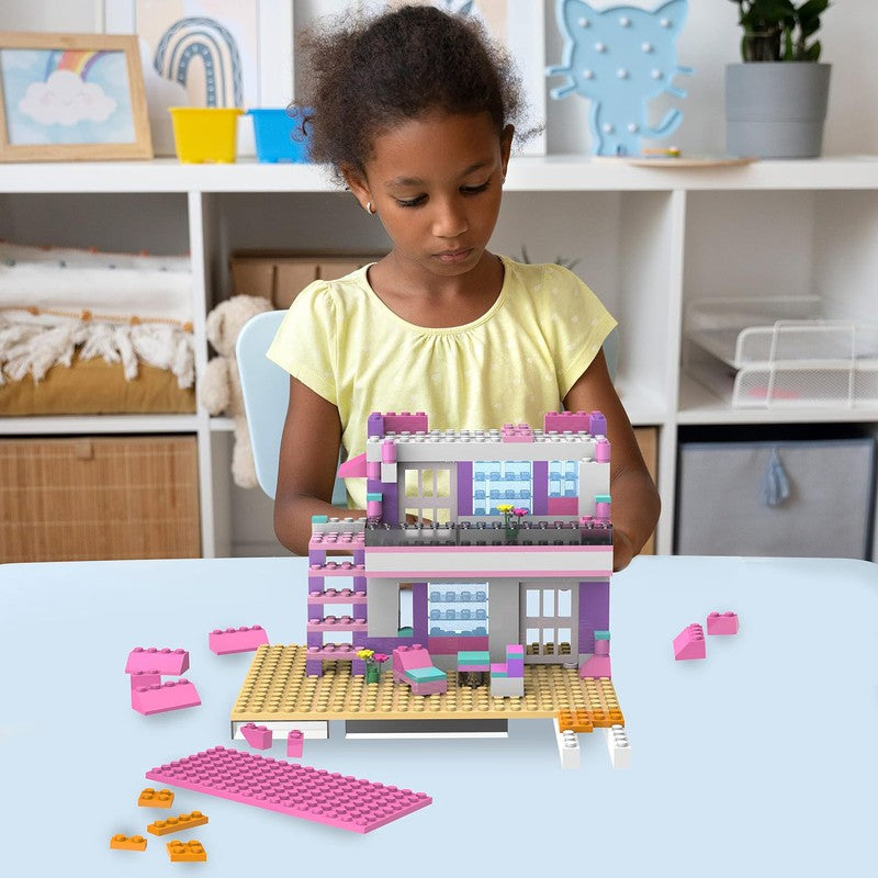 Beach House ABS Building Blocks Kit, Colourful Bricks and Blocks Construction Play Set - (295 Pcs)