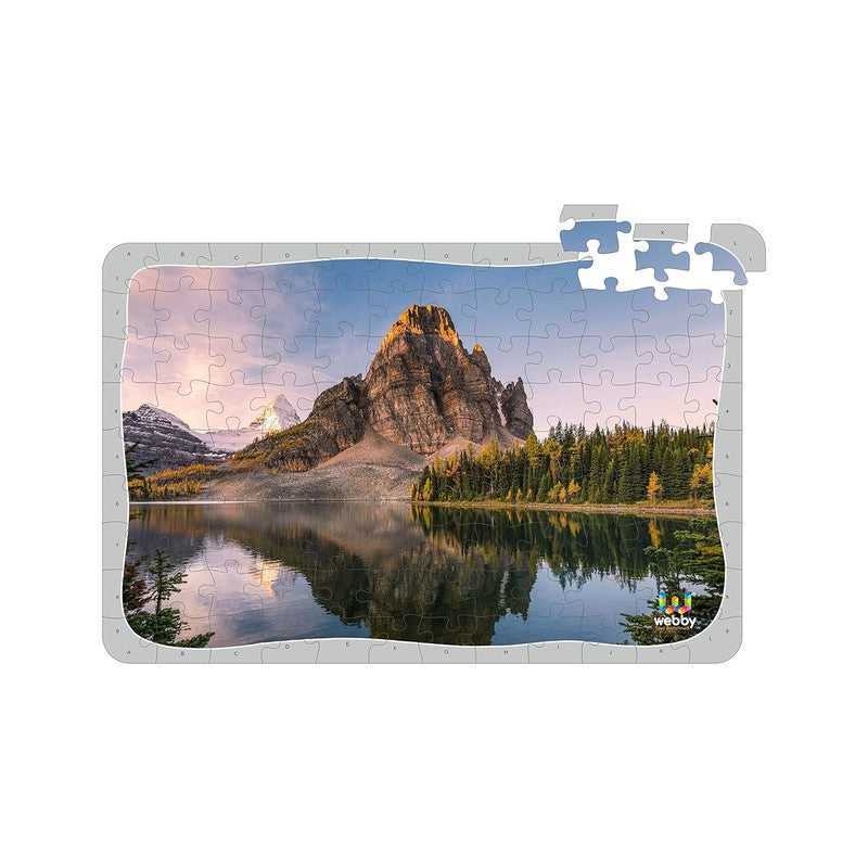 Mountain Landscape Wooden Jigsaw Puzzle, 108 Pieces