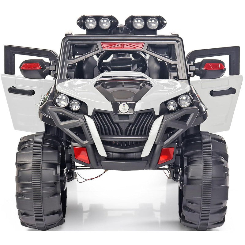 4x4 Battery Operated Electric Ride On Jeep | Motor for Steering | Remote Control | White | COD Not Available