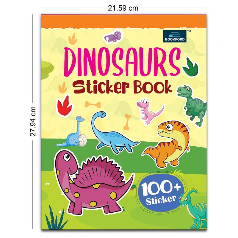 Dinosaurs And Unicorn Sticker Book for kids (Set Of 2)