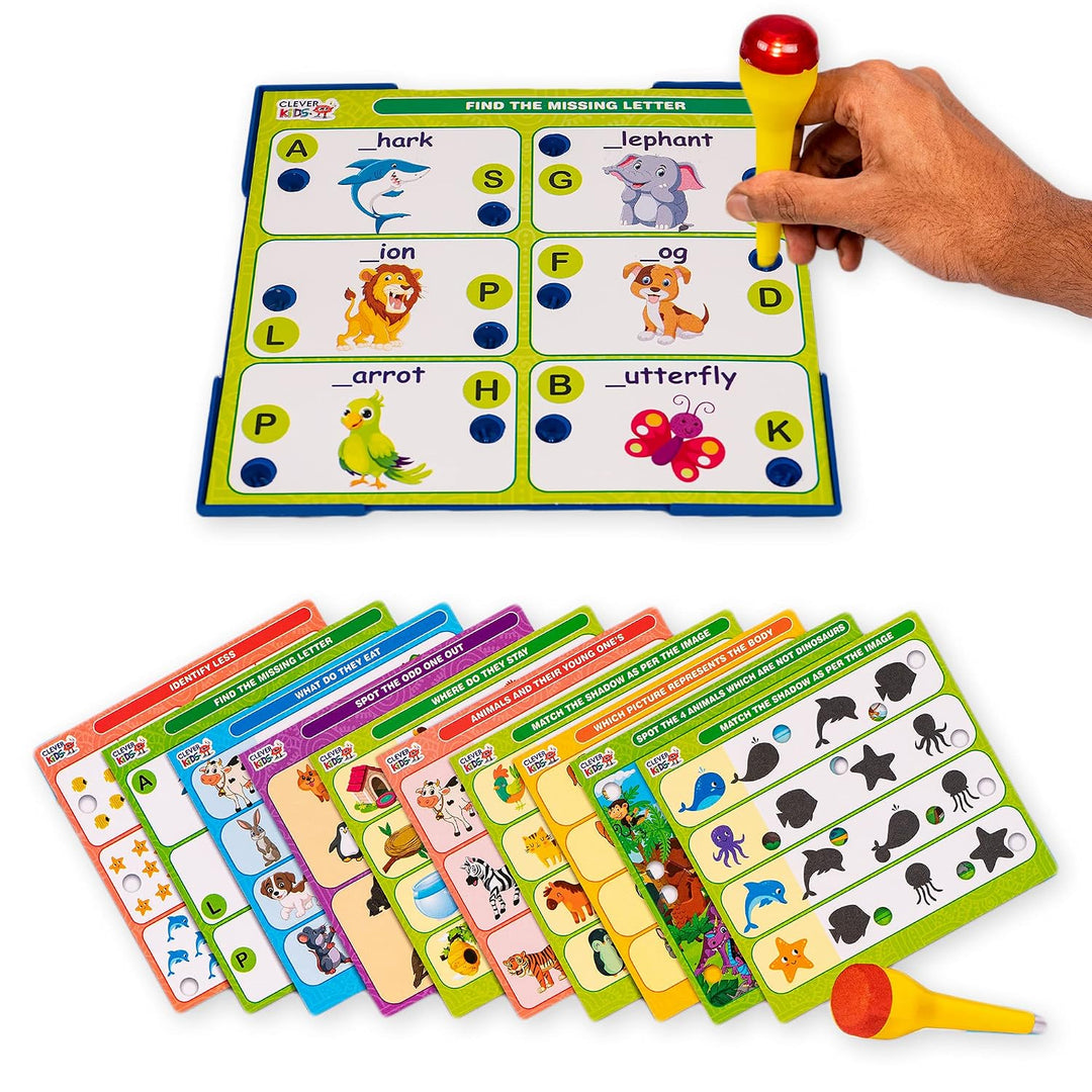 Ratna's Intellikids - Animals | Interactive Electro Cards Learning Game