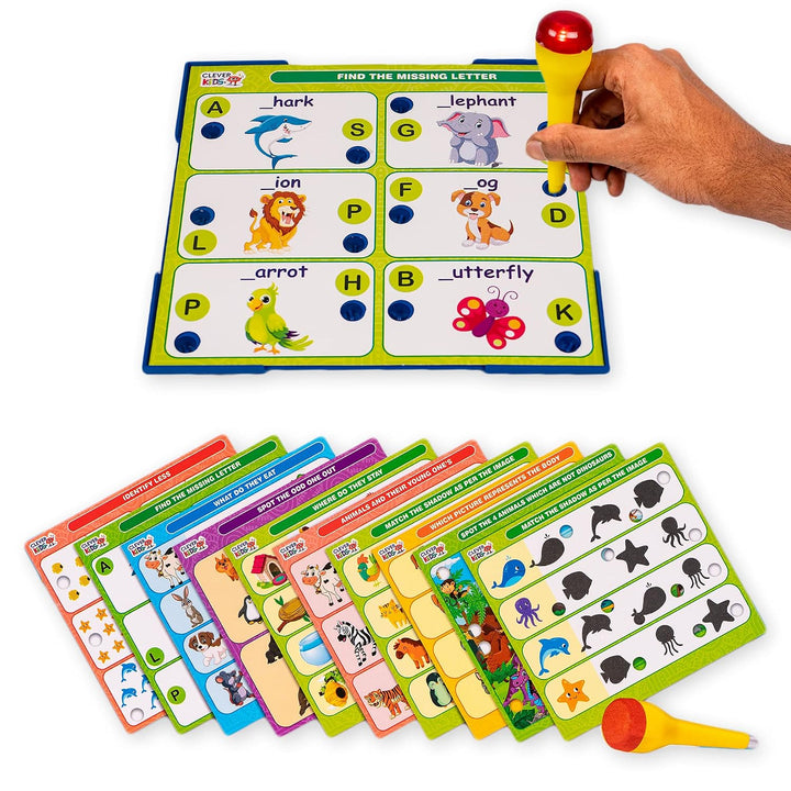 Ratna's Intellikids - Animals | Interactive Electro Cards Learning Game