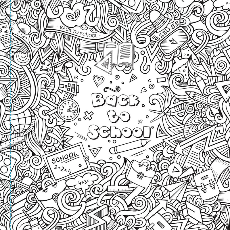 Creative Doodle Coloring Book: Children Coloring Book with Tear Out Sheets