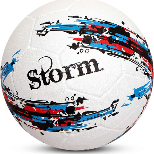 Nivia Football Size 3 Storm Moulded - White (5-8 Years)
