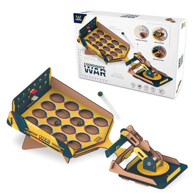 Table Top Coordinate War Game - Conquer The Battlefield, Complete Fun Family Game Set