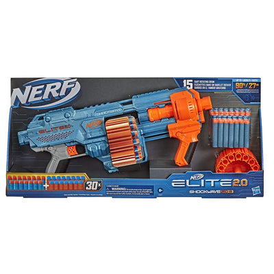 Original Nerf Shockwave Rd-15 (Elite 2.0) Surgefir Dart Blaster with 30 Darts by Hasbro