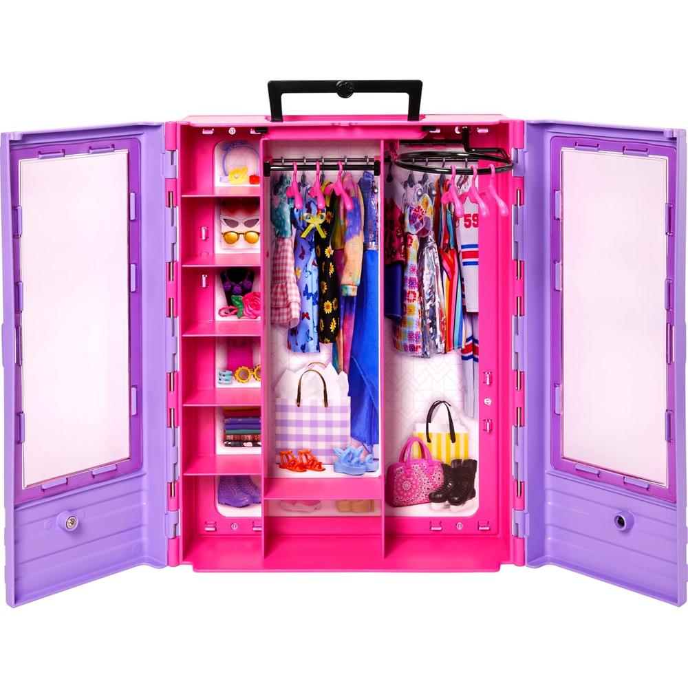 Mattel Original Licensed Barbie Ultimate Closet - Armoire Mode with 6 Hangers
