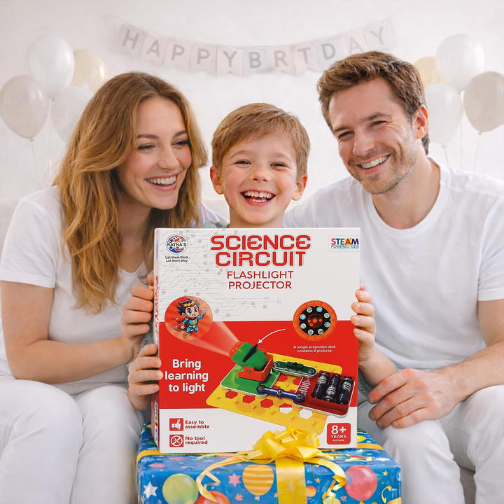 Ratna's Science Circuit - Flashlight Projector Kit I DIY Stream Educational Kit