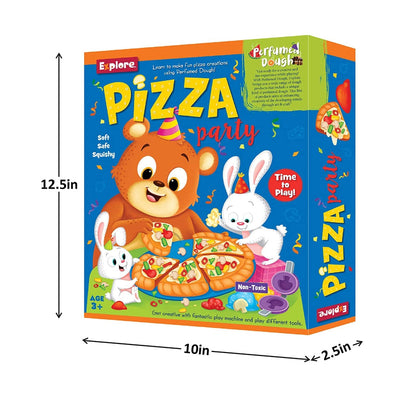 Return Gifts (Pack of 3,5,12) Perfumed Dough Pizza Party Kit Explore