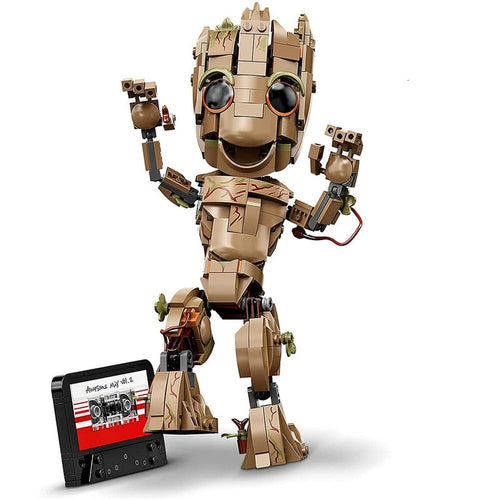 Lego Marvel Groot Building Blocks (76217) - 476 Pieces (10 Years till Grown Ups)