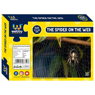 The Spider on the Web Cardboard Jigsaw Puzzle, 252 pieces