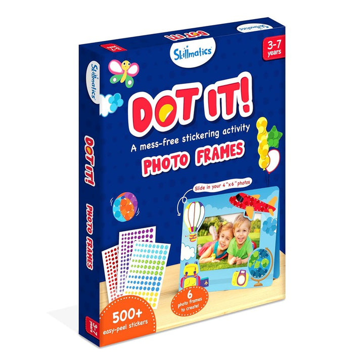 Dot It- Photo Frames | No Mess Sticker Art for Kids