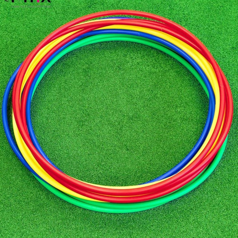 Fitfix Hula Hoop Ring Fusion Welded With Free Hoop Huggie  (45 cm Pack of 1) - Single Color