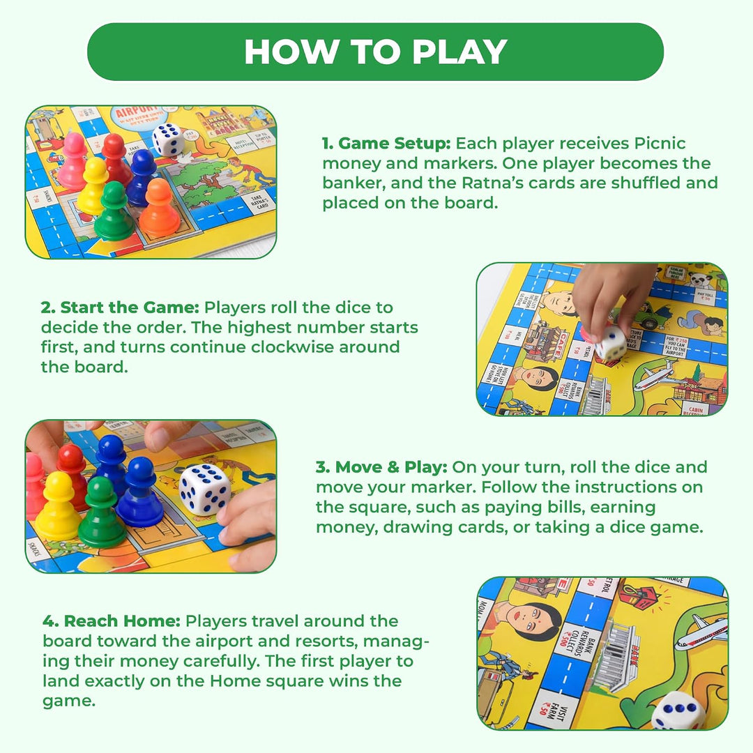 Ratna's Jumbo Picnic Board Game | Family Game