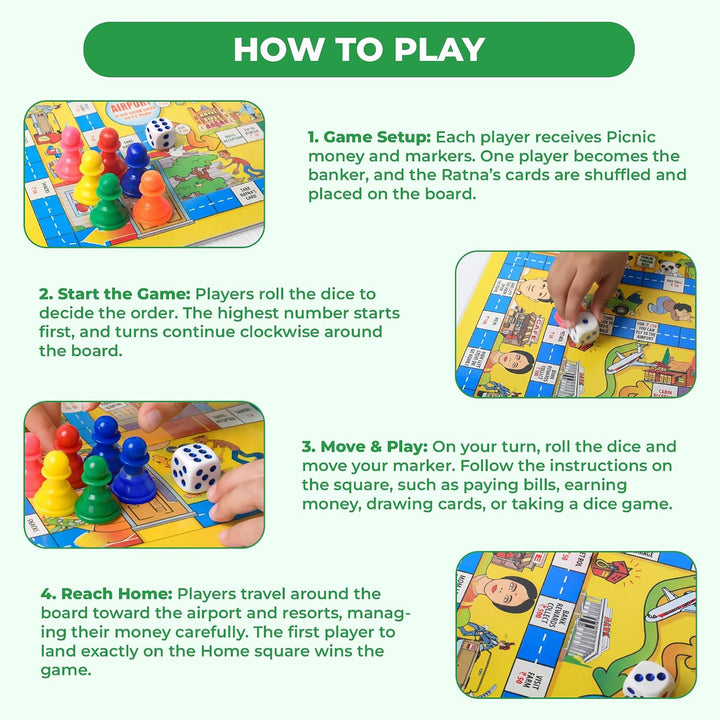 Ratna's Jumbo Picnic Board Game | Family Game