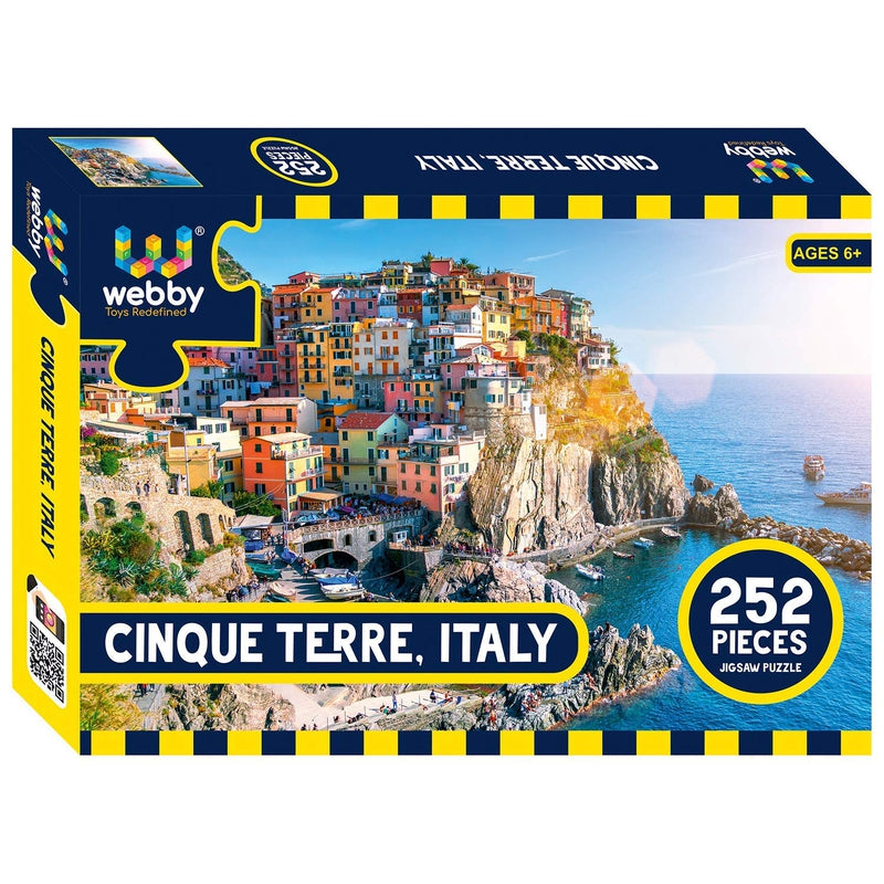 Cinque Terre, Italy, Cardboard Jigsaw Puzzle - 252 pieces