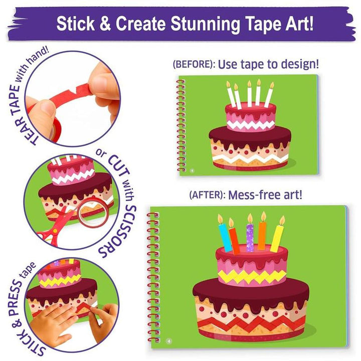Chalk & Chuckles The Ultimate Craft Kit - Tear, Stick, Create (3-7 Years)
