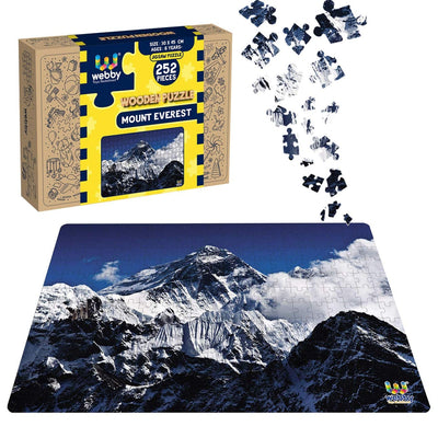 Mount Everest Wooden Jigsaw Puzzle, 252 Pieces