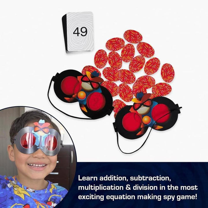 Chalk & Chuckles Super Math Spy Board Game - The Equation Mission (8-12 Years)