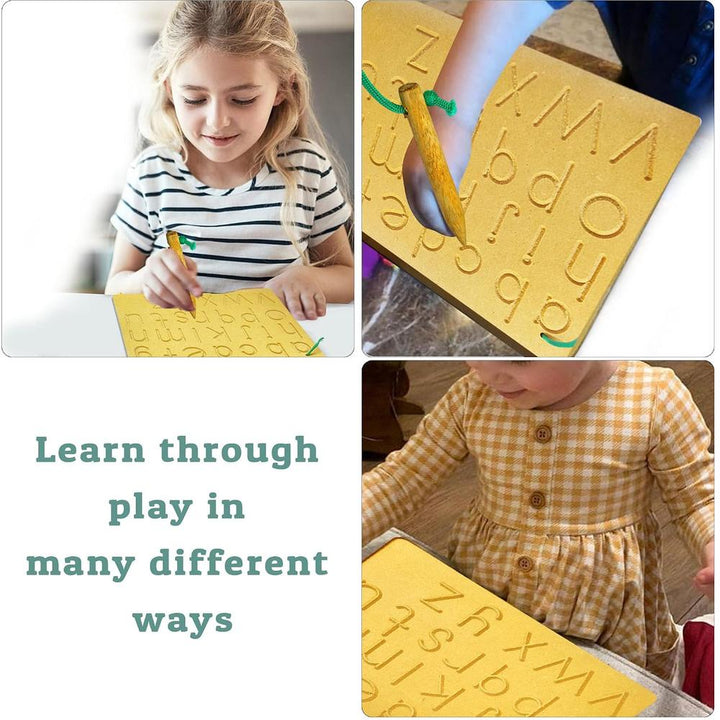 FunBlast Small Letter Writing Practice Board for Kids | Alphabet Tracing & Learning Board