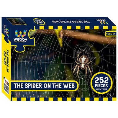 The Spider on the Web Cardboard Jigsaw Puzzle, 252 pieces